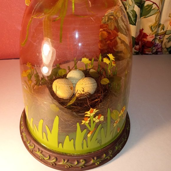 THE BUTTERFLY TREE | Accents | Glass Dome Home Decor With Birds Nest ...